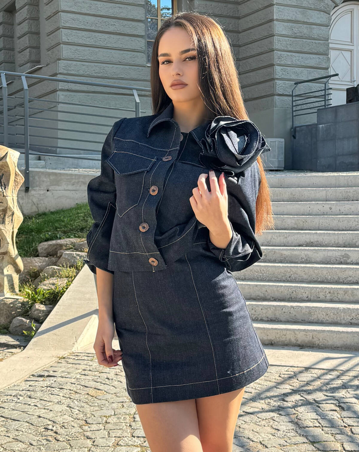Дънков сет Denim Rose